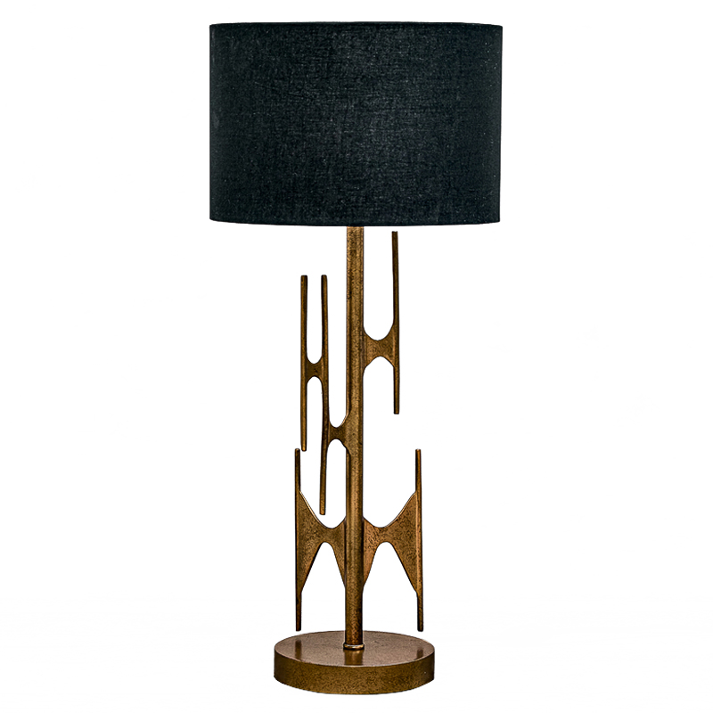 Настольная лампа Flabanico Table lamp Винтажная латунь Черный в Екатеринбурге | Loft Concept 