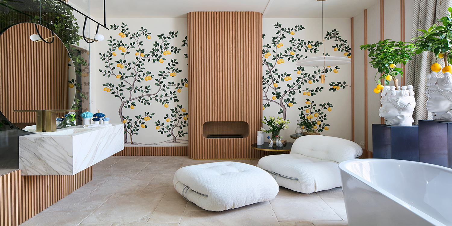 Обои ручная роспись Lemon Grove Bleached White - фото №1