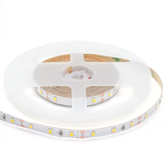 Комплект светодиодная лента 4,8W/m 60LED/m 3528SMD теплый белый с адаптером Белый в Екатеринбурге | Loft Concept 