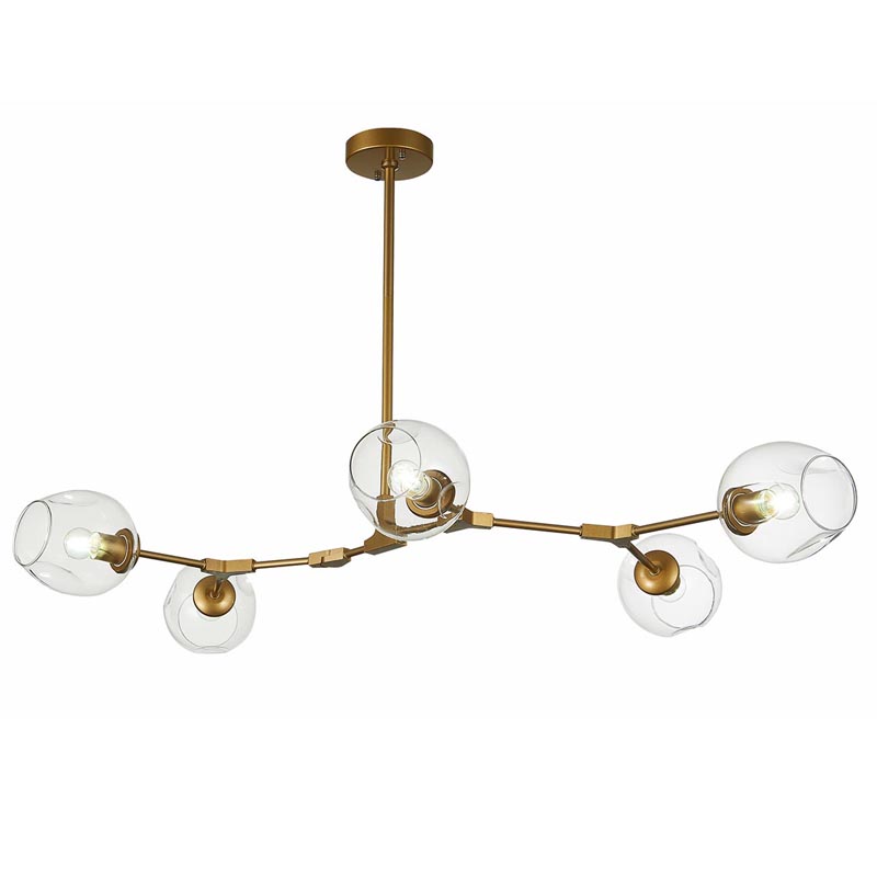 Люстра Branching Bubble Chandelier 5 gold Золотой в Екатеринбурге | Loft Concept 