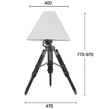 Настольная лампа Table Standing Lamp Black в Екатеринбурге