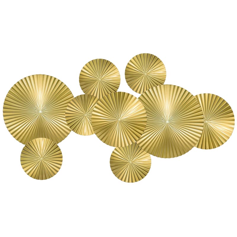 Арт-объект Apollo Gold Wall Plaque Disc 9 Золотой в Екатеринбурге | Loft Concept 