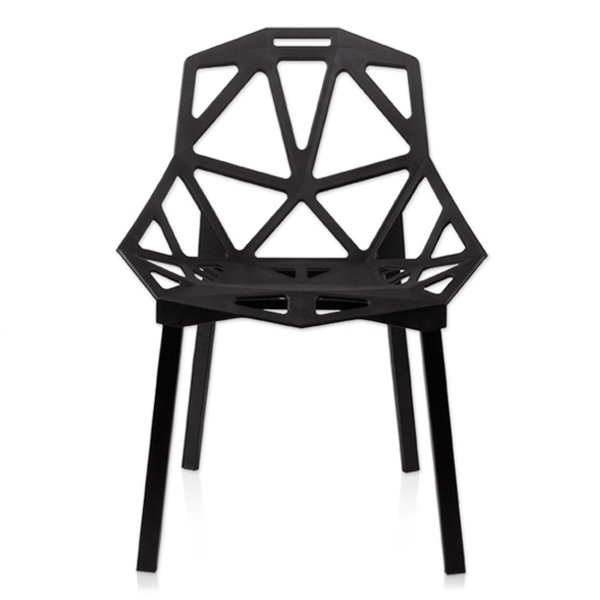 Дизайнерский стул CHAIR ONE black Черный матовый в Екатеринбурге | Loft Concept 