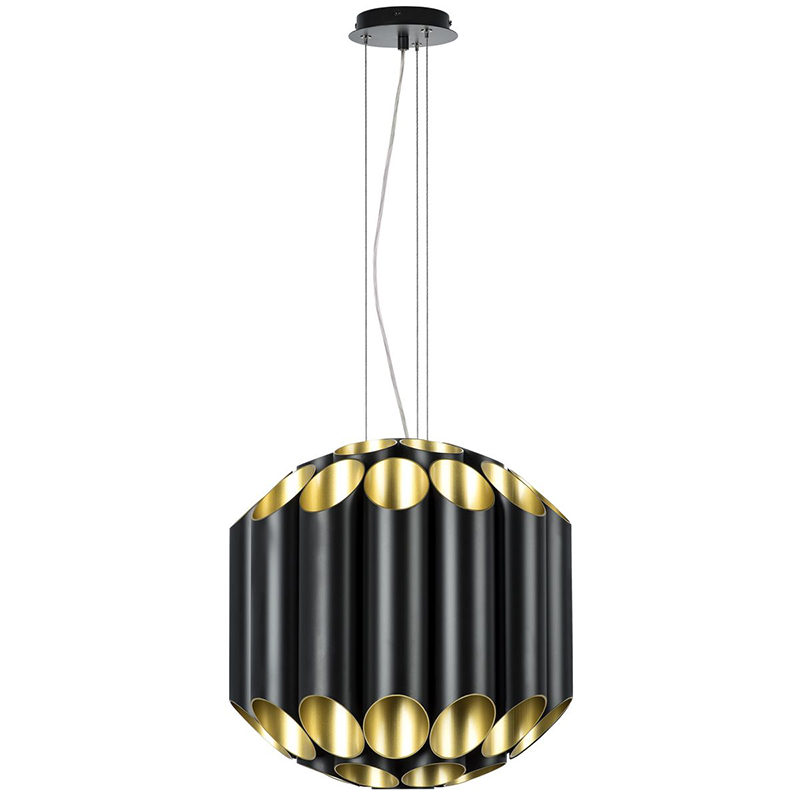 Люстра Garbi Black Pipe Organ Chandelier 44 Черный Золотой в Екатеринбурге | Loft Concept 