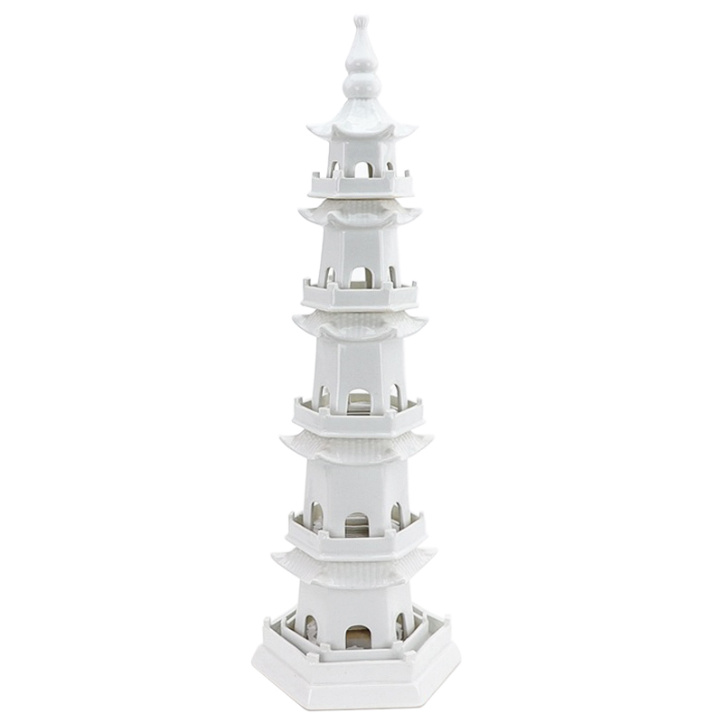 Статуэтка Ceramic Pagoda white Белый в Екатеринбурге | Loft Concept 