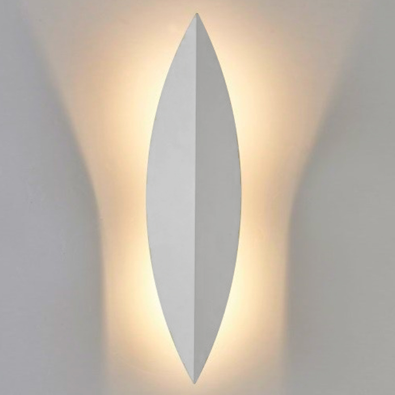 Art Deco Leaf Wall Lamp White Белый в Екатеринбурге | Loft Concept 