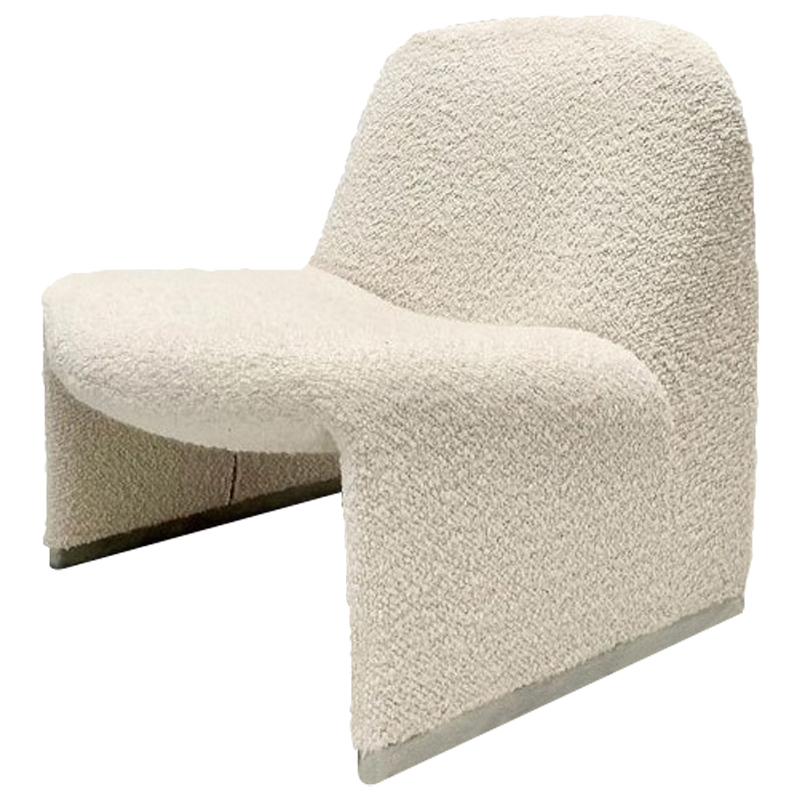 Кресло Kaydan White Boucle Armchair  в Екатеринбурге | Loft Concept 