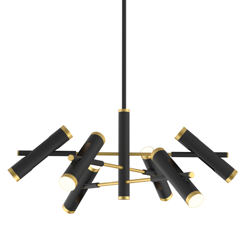 Люстра Rainer Chandelier black Черный Золотой в Екатеринбурге | Loft Concept 