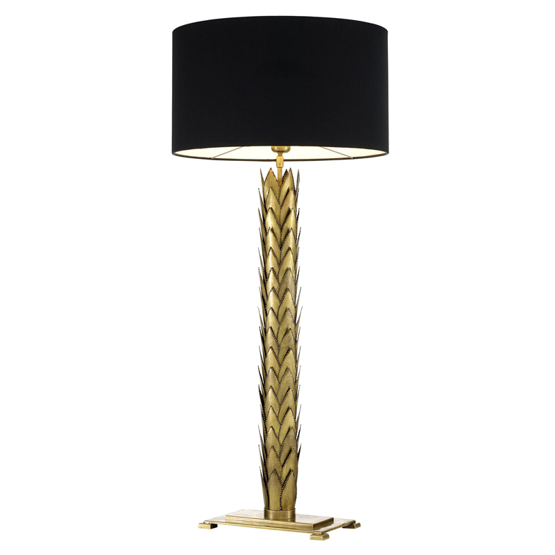 Настольная лампа Eichholtz Table Lamp Granada Латунь Черный в Екатеринбурге | Loft Concept 