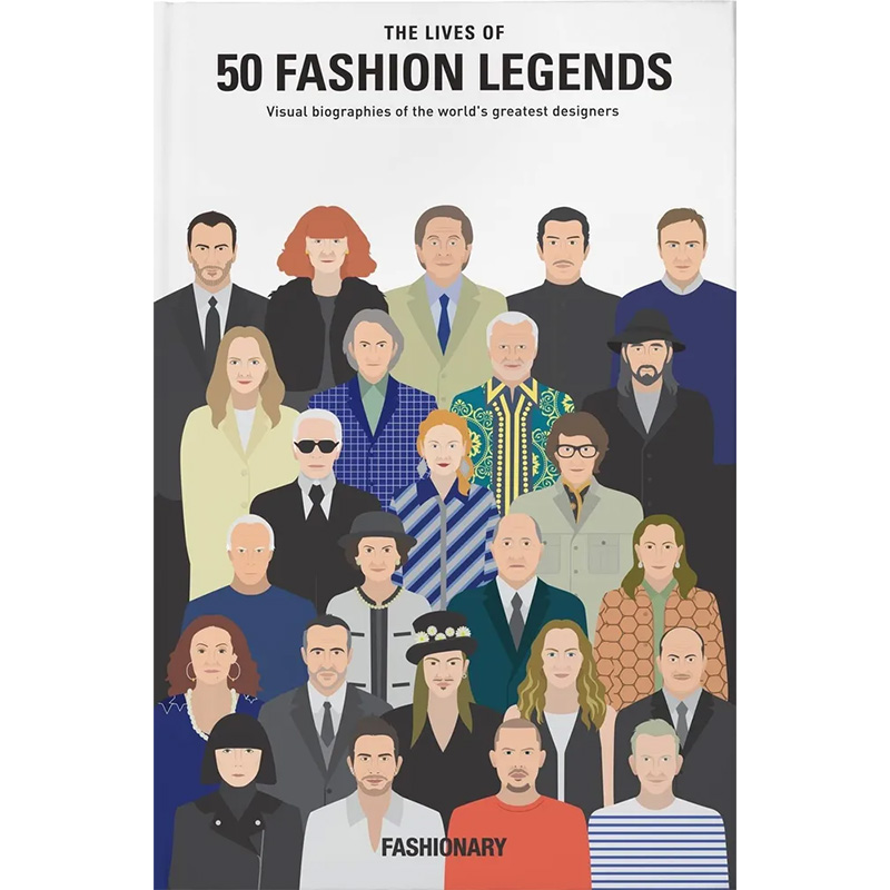 The Lives of 50 Fashion Legends Белый Мульти в Екатеринбурге | Loft Concept 