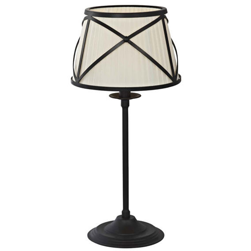 Настольная лампа с абажуром Provence Lampshade Light Brown Table Lamp Бежевый Коричневый в Екатеринбурге | Loft Concept 