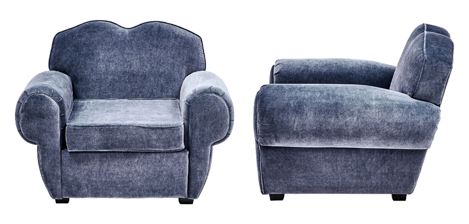 Кресло Braganza Chair Dusty Blueberry Кресло Braganza Chair Dusty Blueberry - Loft-Concept в Екатеринбурге