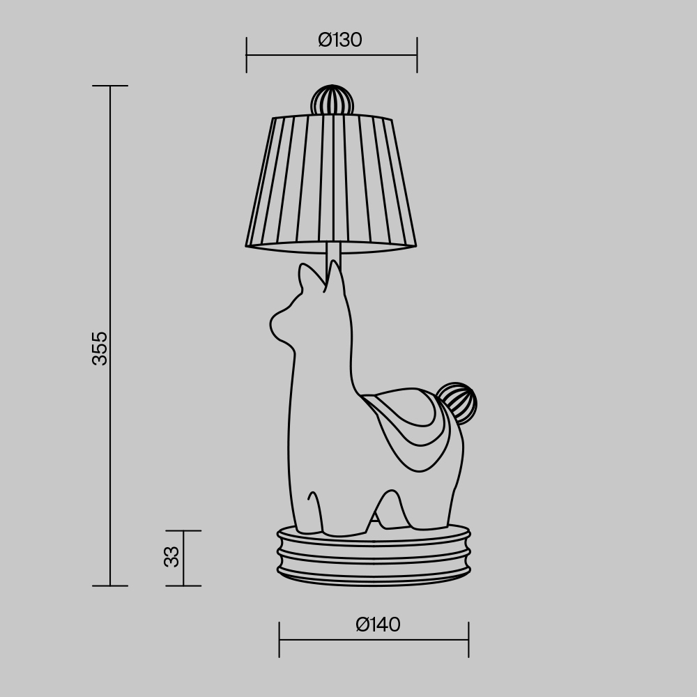 Настольный светильник Senor Alpaca 3000К 7Вт в Екатеринбурге