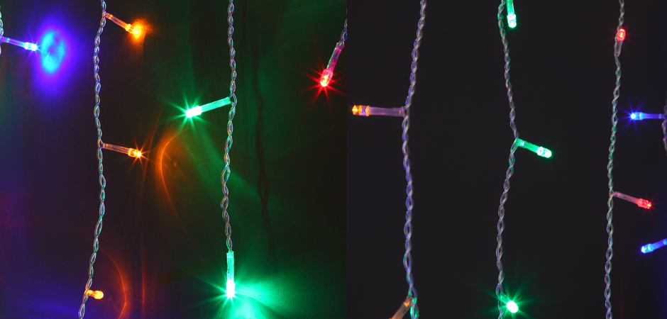 Гирлянда Бахрома с Цветными светодиодами - Loft-Concept в Екатеринбурге