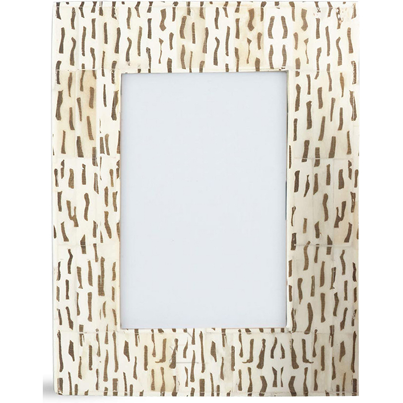 Фоторамка кость Beige Indian Bone Inlay photo frame Бежевый Коричневый в Екатеринбурге | Loft Concept 