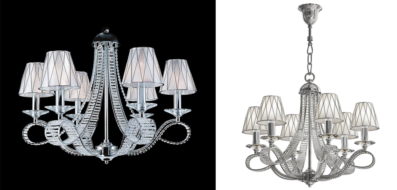 Люстра Franseza Chandelier chrome 67 - фото