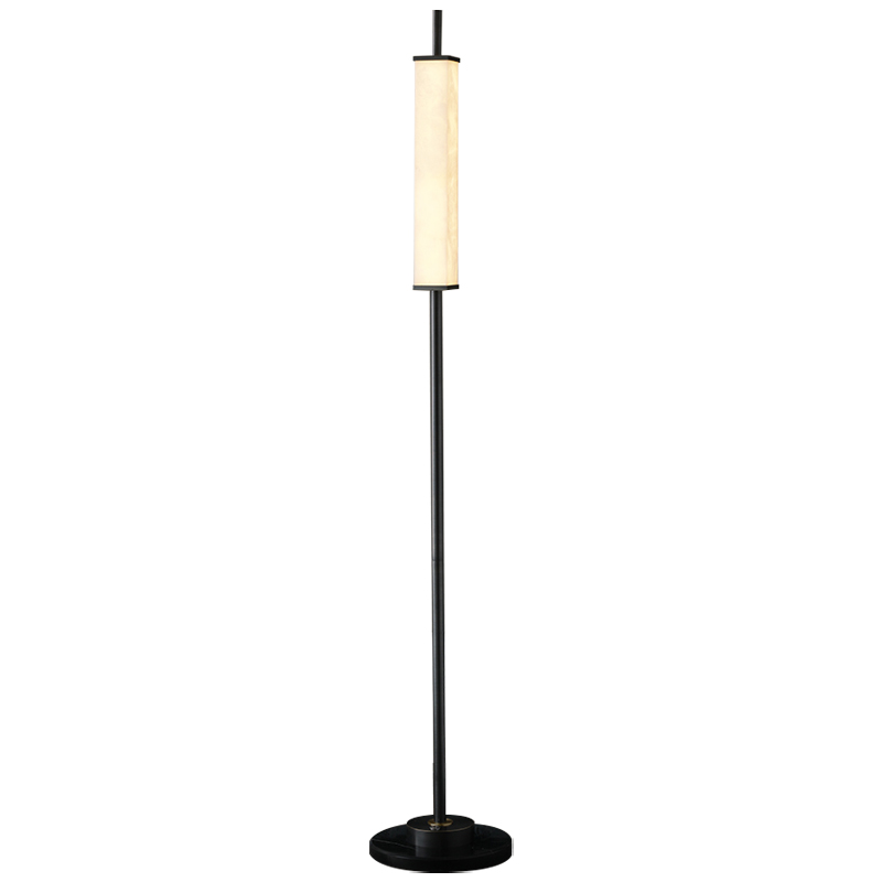 Торшер Gaelle Modern Marble Floor Lamp Белый Мрамор Bianco Темная медь Черный в Екатеринбурге | Loft Concept 