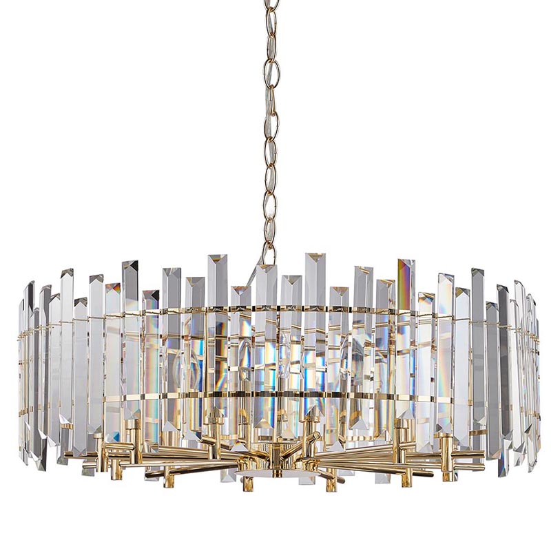 Люстра Langley Chandelier gold 80 Золотой Прозрачный в Екатеринбурге | Loft Concept 