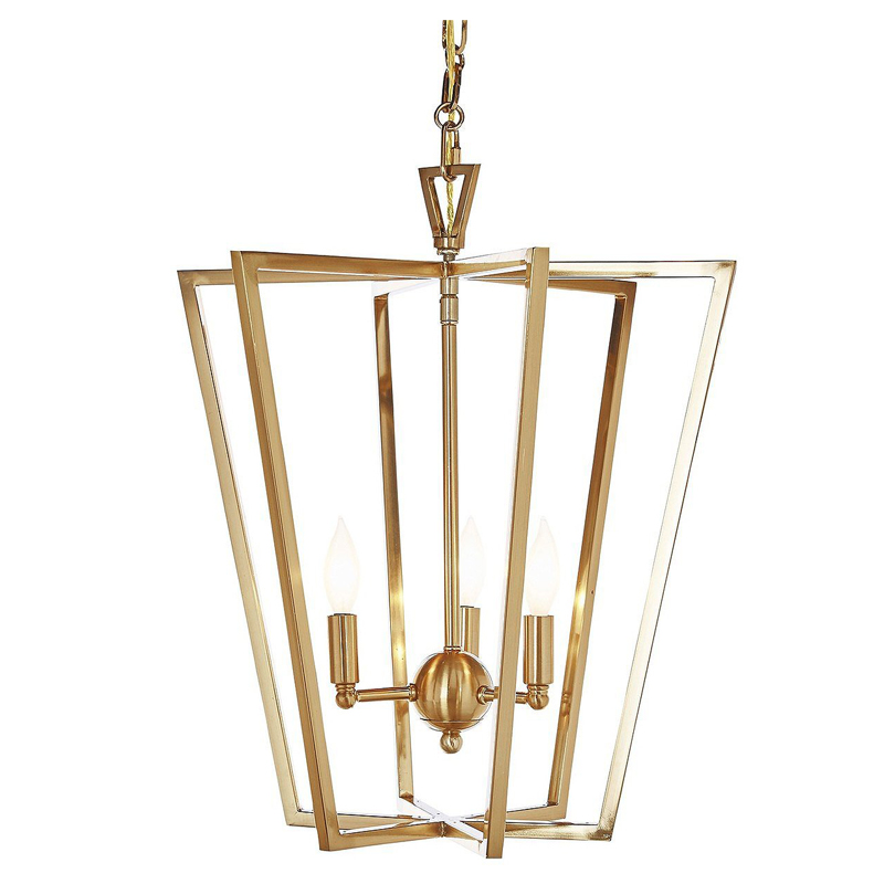 Люстра Fabiole Gold Cage Chandelier Золотой в Екатеринбурге | Loft Concept 