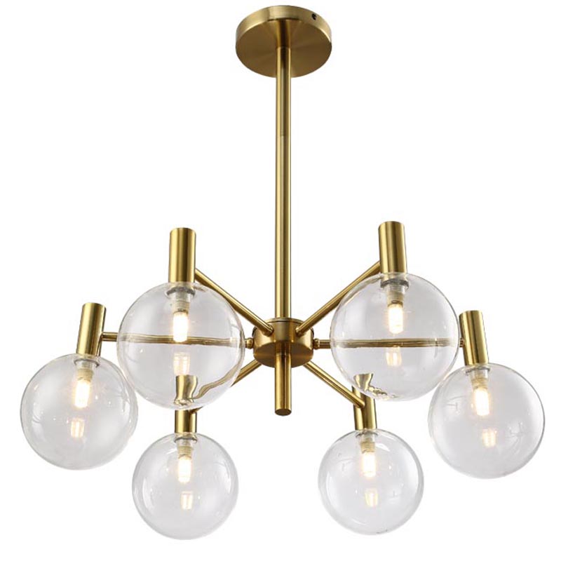 Люстра Holevier Chandelier 6 lamp Золотой в Екатеринбурге | Loft Concept 