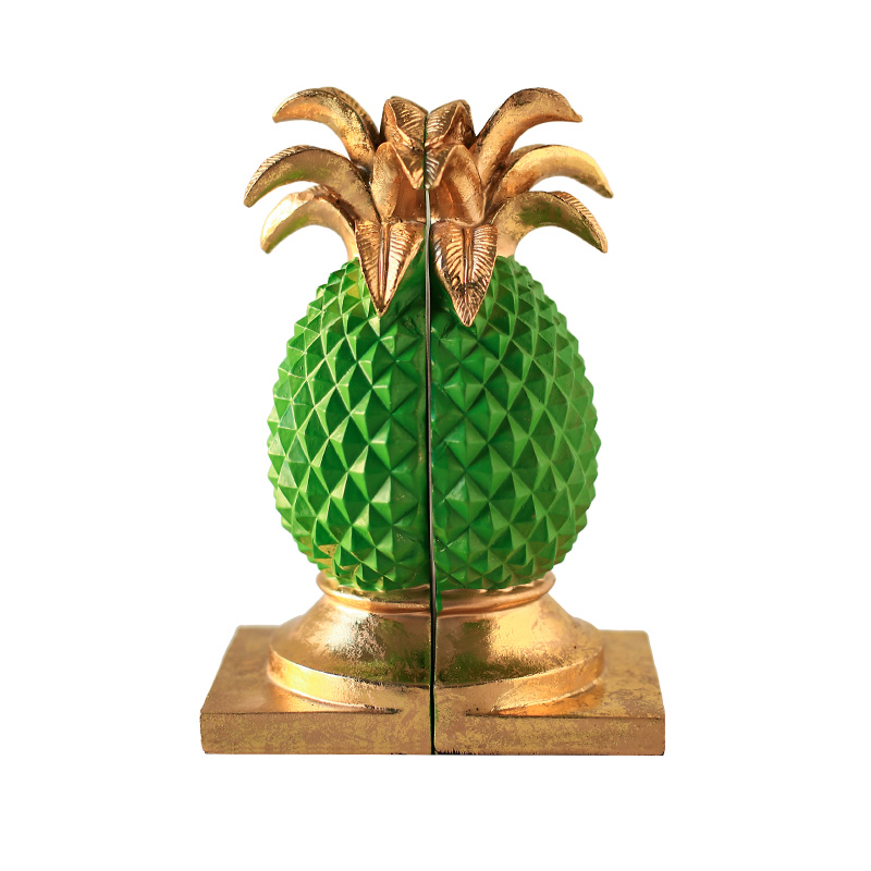 Держатель для книг Green Pineapple Book Holder Зеленый Золотой в Екатеринбурге | Loft Concept 