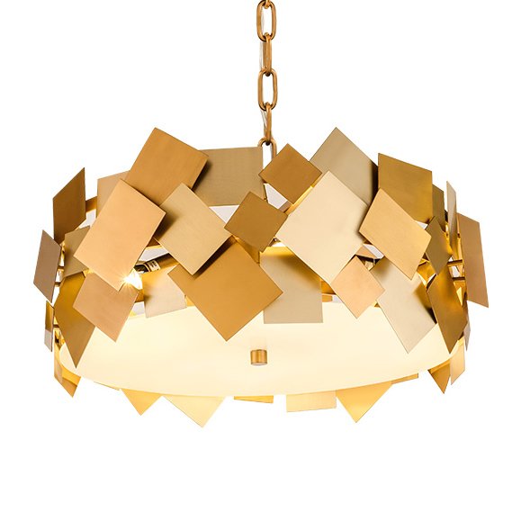 Люстра Gold Plate Chandelier 4  в Екатеринбурге | Loft Concept 