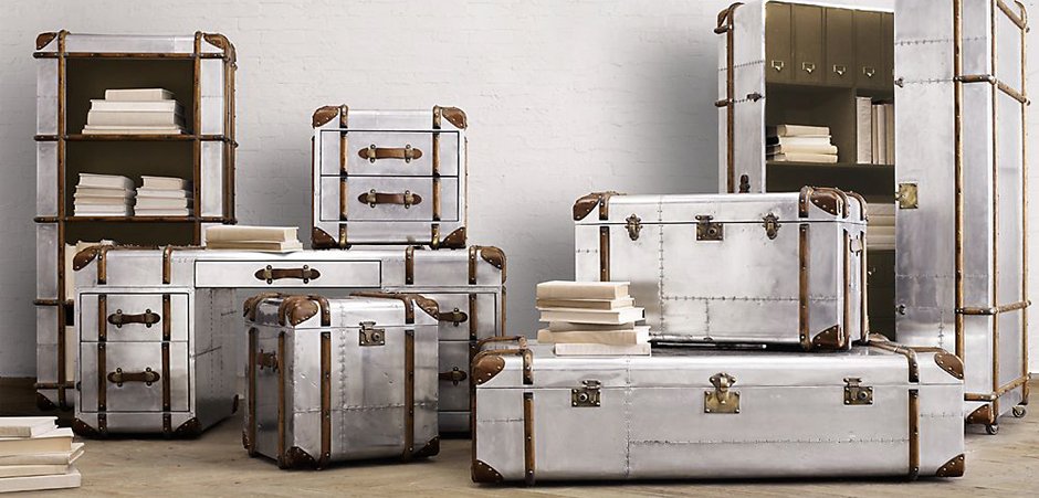 RH Polished Aluminum Trunks  - фото №1