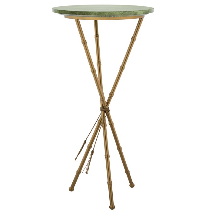 Green Stingray Skin Side Tables Зеленый Золотой в Екатеринбурге | Loft Concept 