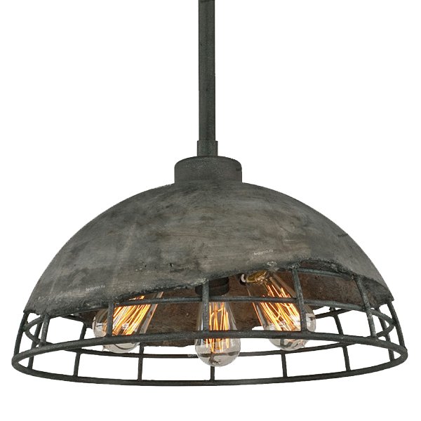 Подвесной светильник Stone industrial lamp 3 Серый (Gray) в Екатеринбурге | Loft Concept 