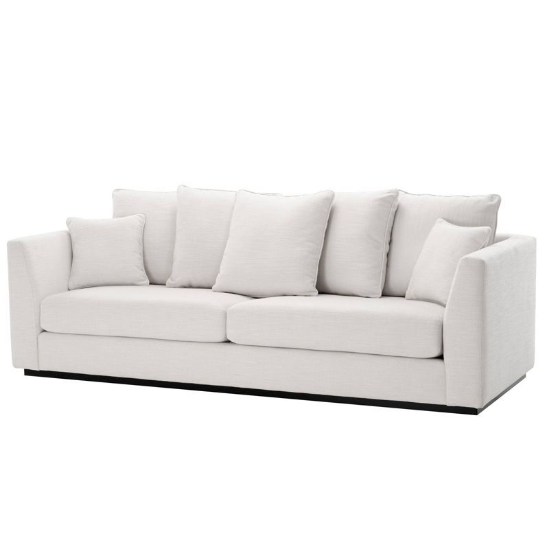 Диван Eichholtz Sofa Taylor white Белый Черный в Екатеринбурге | Loft Concept 