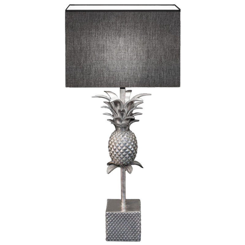 Настольная лампа LAMPTABLE PINEAPPLE STRAIGHT Gray Серый Серебряный в Екатеринбурге | Loft Concept 