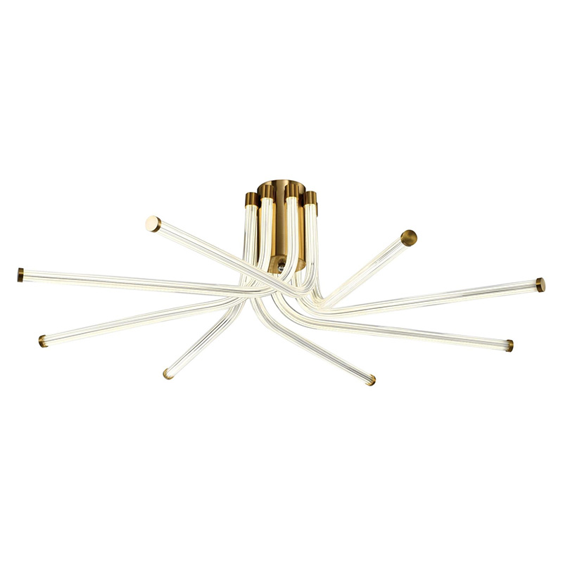 Потолочный светильник светодиодный из стали Trumpet Tube Bronze Бронза Потолочный светильник светодиодный из стали Trumpet Tube Bronze Бронза в Екатеринбурге | Loft Concept