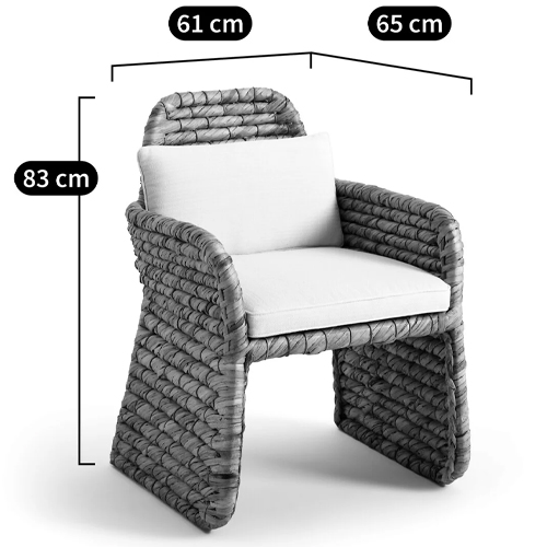 Плетеное кресло Madge Wicker Armchair в Екатеринбурге