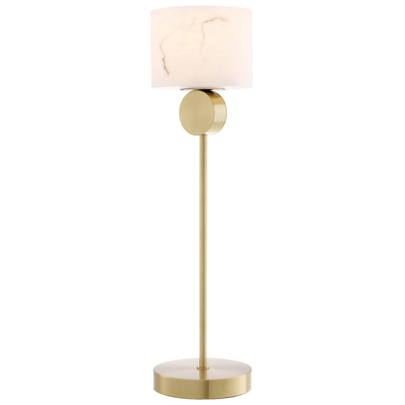 Настольная лампа Eichholtz Table Lamp Etruscan Латунь Белый в Екатеринбурге | Loft Concept 