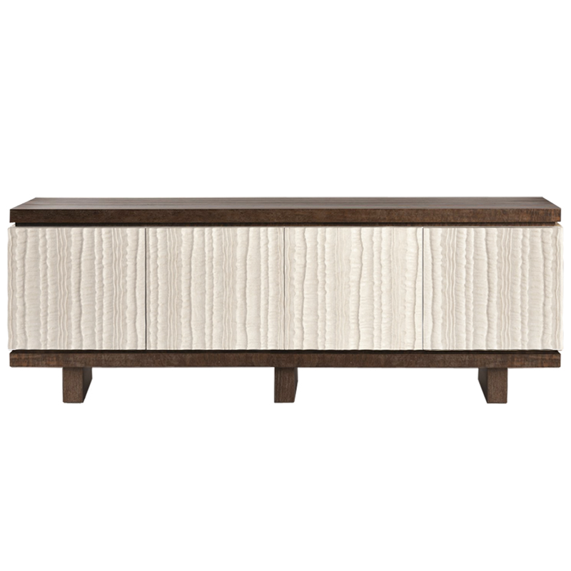 Riverside Textured Long Sideboard  ivory ( слоновая кость ) Коричневый в Екатеринбурге | Loft Concept 