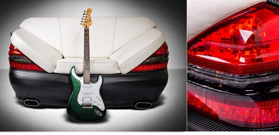 Диван MERCEDES BENZ SL AMG ROOM - Loft-Concept в Екатеринбурге