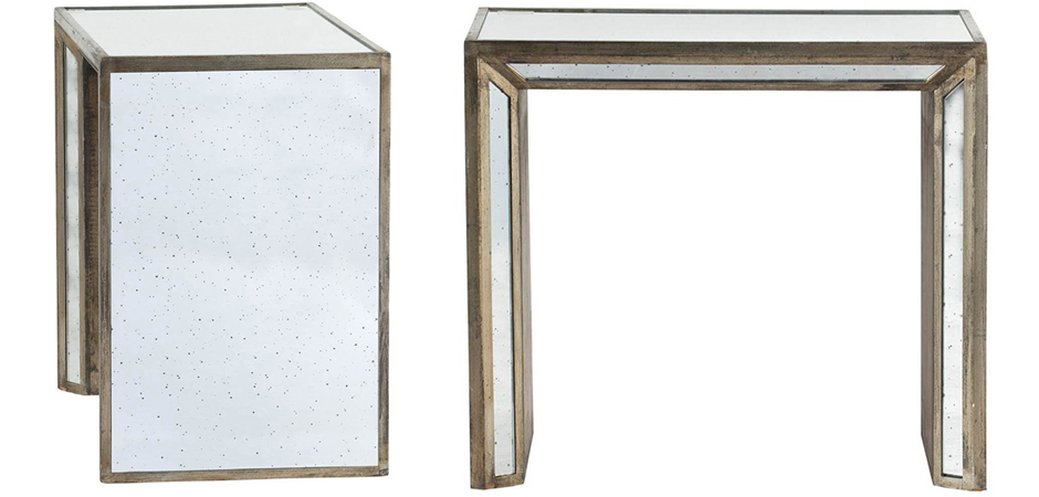 Приставной столик Mirrored Wide Side - фото №1