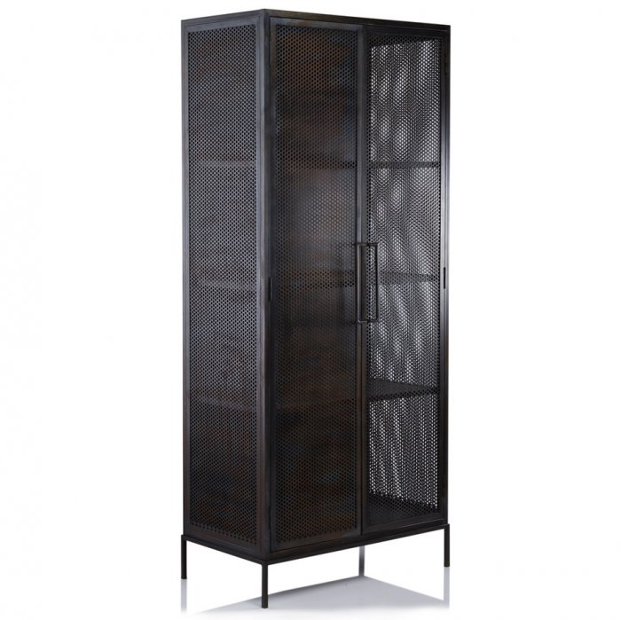 Шкаф Industrial Loft Dark Metal Tali Cabinet Черный в Екатеринбурге | Loft Concept 