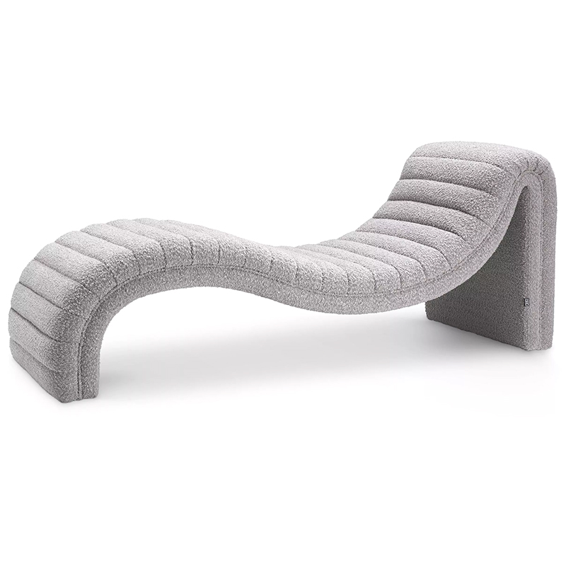 Кушетка Eichholtz Chaise Longue Pioneer Серый в Екатеринбурге | Loft Concept 