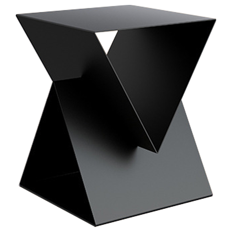 Приставной стол Two Triangles Black Side Table Черный в Екатеринбурге | Loft Concept 