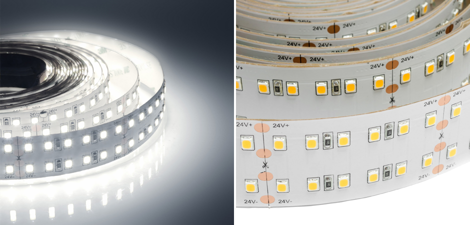 Светодиодная лента 38W/m 240 диодов/2м 2835SMD дневной белый 5M Светодиодная лента 38W/m 240 диодов/2м 2835SMD дневной белый 5M - Loft-Concept в Екатеринбурге