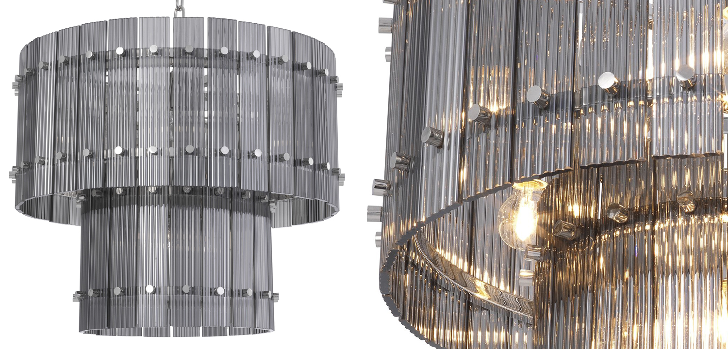 Люстра Eichholtz Chandelier Ruby S smoke - фото