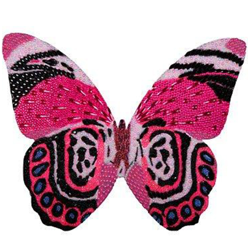 Картина "Pink and Black Mini Butterfly Cut Out" Мульти в Екатеринбурге | Loft Concept 