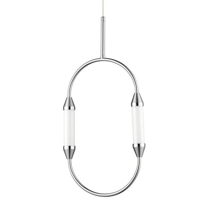 Подвесной светильник Giopato & Coombes CIRQUE Pendant Ellipse Vertical Chrome S Хром в Екатеринбурге | Loft Concept 