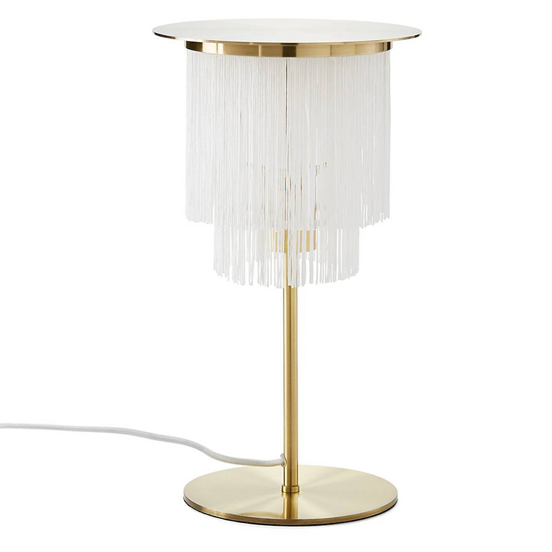 Настольная лампа Houtique Table lamp Белый Латунь в Екатеринбурге | Loft Concept 