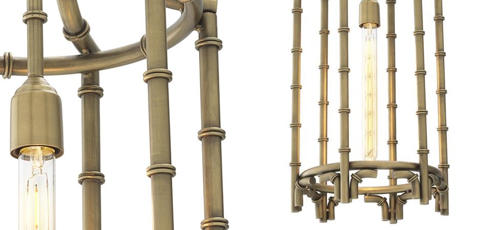 Люстра Eichholtz Lantern Vasco Brass - Loft-Concept в Екатеринбурге