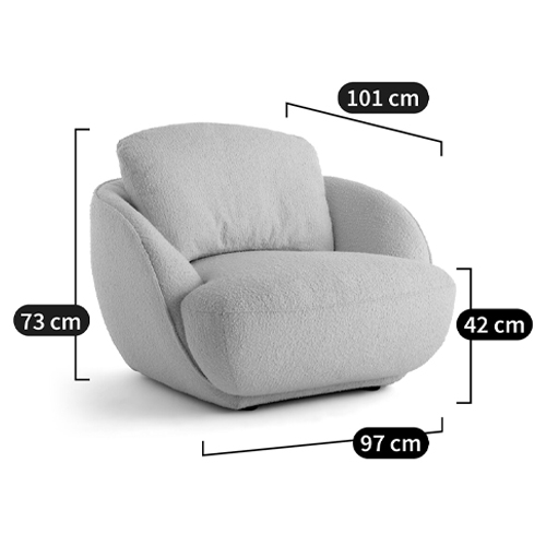 Полукруглое мягкое кресло Halle Green Armchair в Екатеринбурге