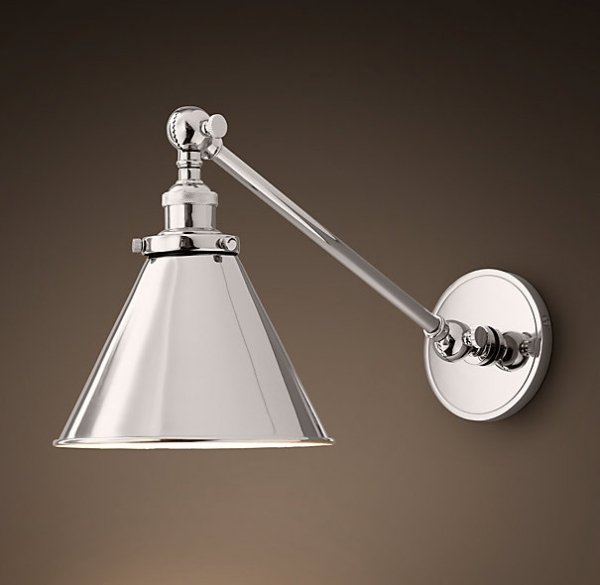 Бра 20TH C Library Single Sconce silver  в Екатеринбурге | Loft Concept 