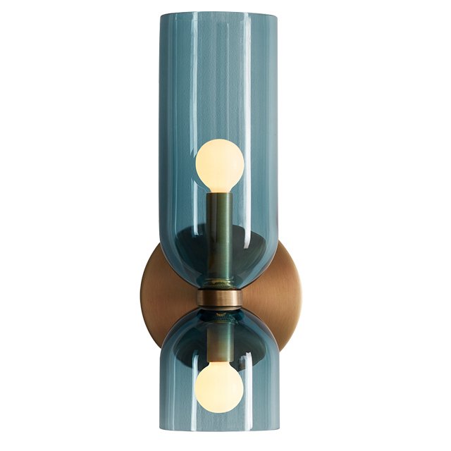 Бра Lightmaker Studio Edie Sconce Blue Медь Синий в Екатеринбурге | Loft Concept 