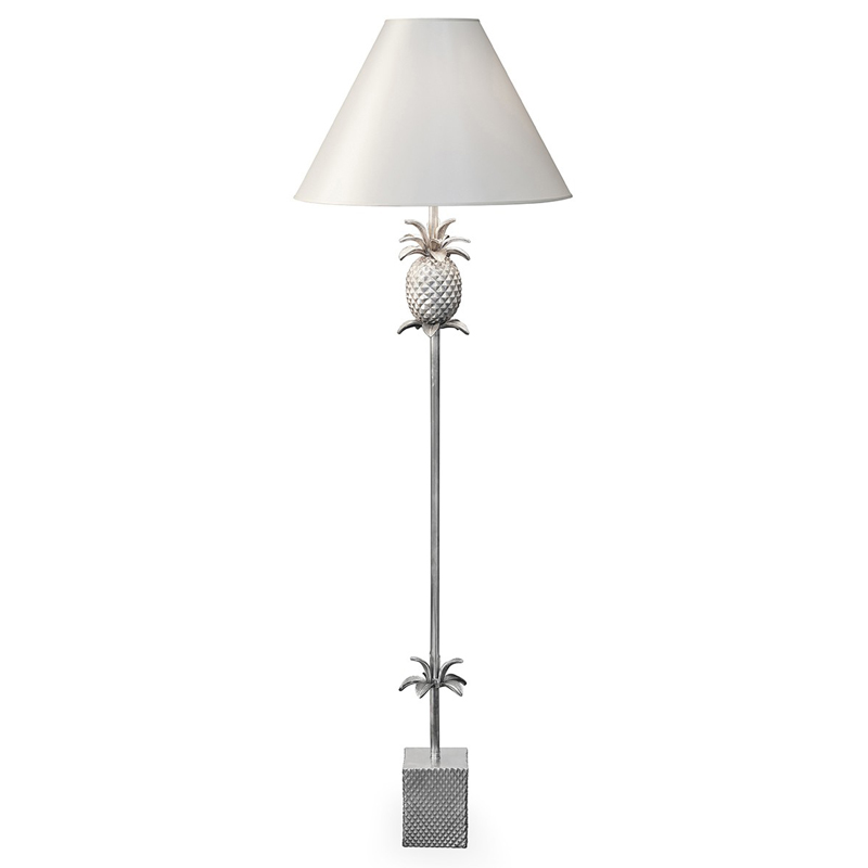 Торшер FLOOR LAMP PINEAPPLE CONE white Алюминий Белый в Екатеринбурге | Loft Concept 